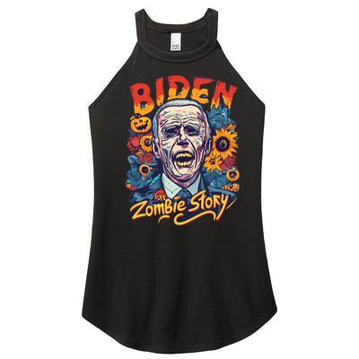 Biden Halloween Women’s Perfect Tri Rocker Tank