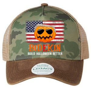 Build Halloween Better Halloween Biden Supporter Cool Gift Legacy Tie Dye Trucker Hat