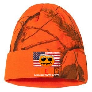 Build Halloween Better Halloween Biden Supporter Cool Gift Kati Licensed 12" Camo Beanie