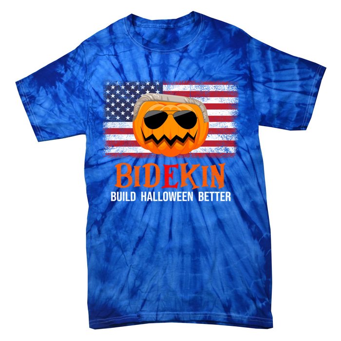 Build Halloween Better Halloween Biden Supporter Cool Gift Tie-Dye T-Shirt