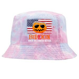 Build Halloween Better Halloween Biden Supporter Cool Gift Tie-Dyed Bucket Hat