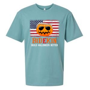 Build Halloween Better Halloween Biden Supporter Cool Gift Sueded Cloud Jersey T-Shirt