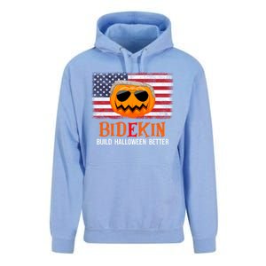 Build Halloween Better Halloween Biden Supporter Cool Gift Unisex Surf Hoodie