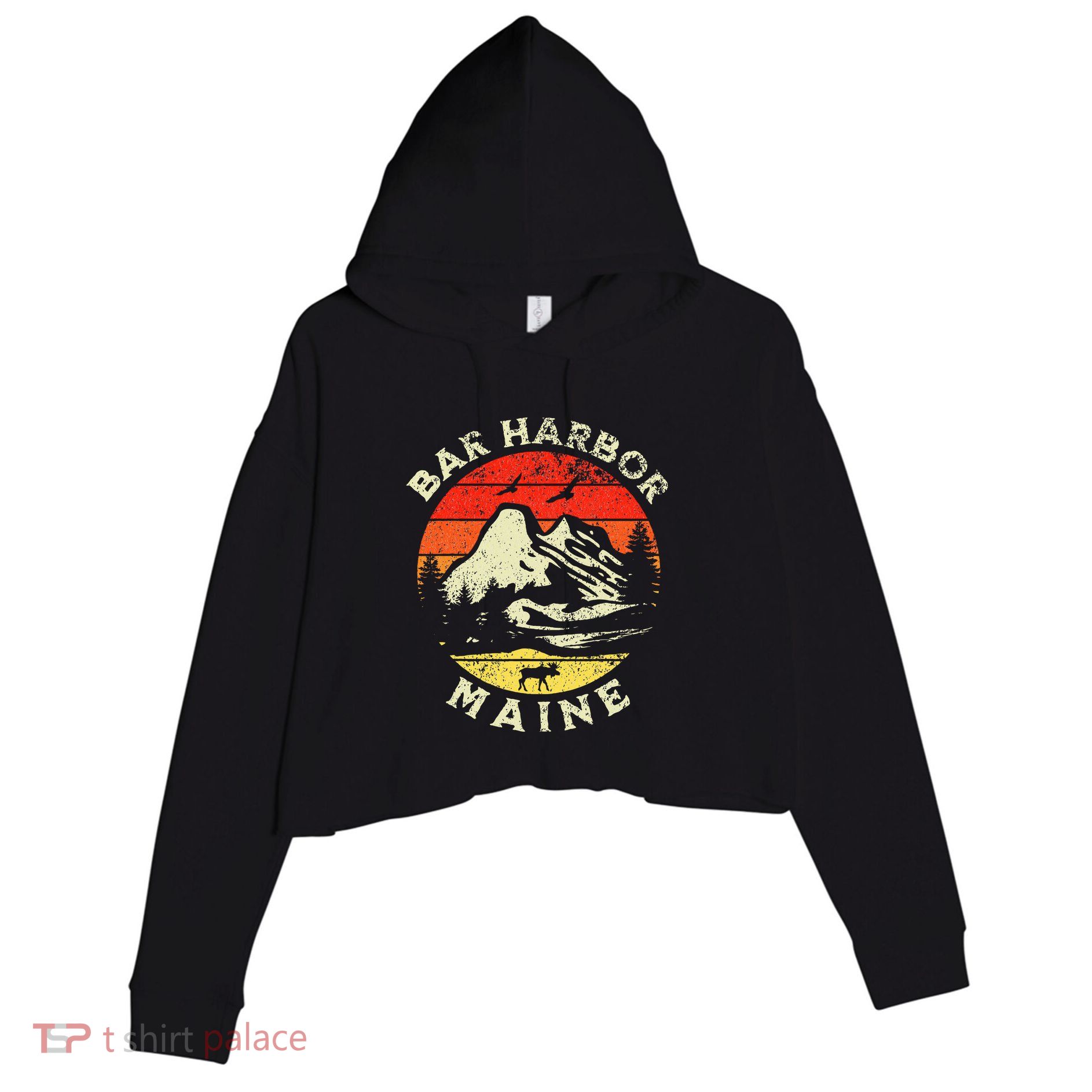 Bar Harbor Crop Fleece Hoodie