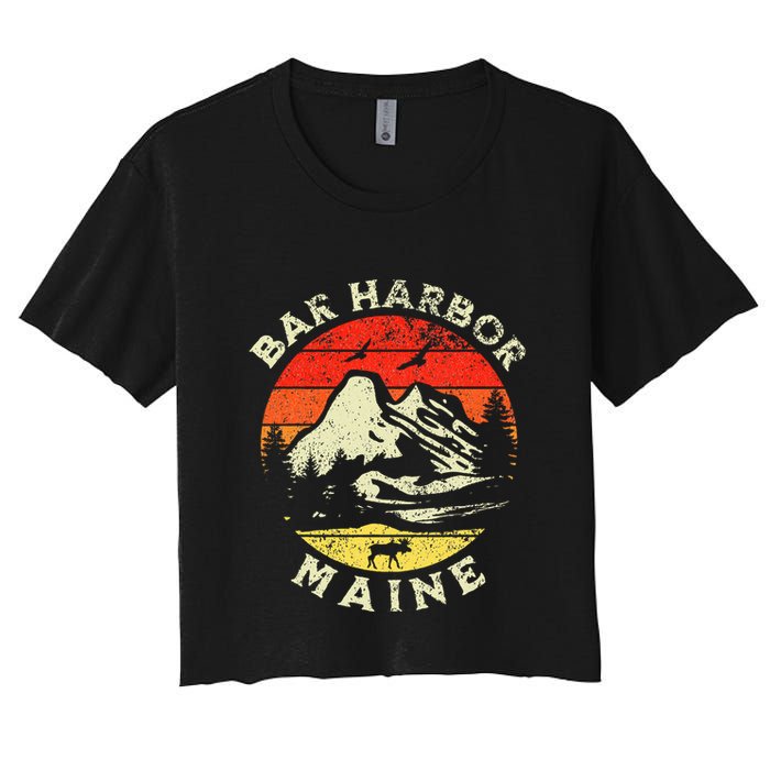 Bar Harbor Women's Crop Top Tee