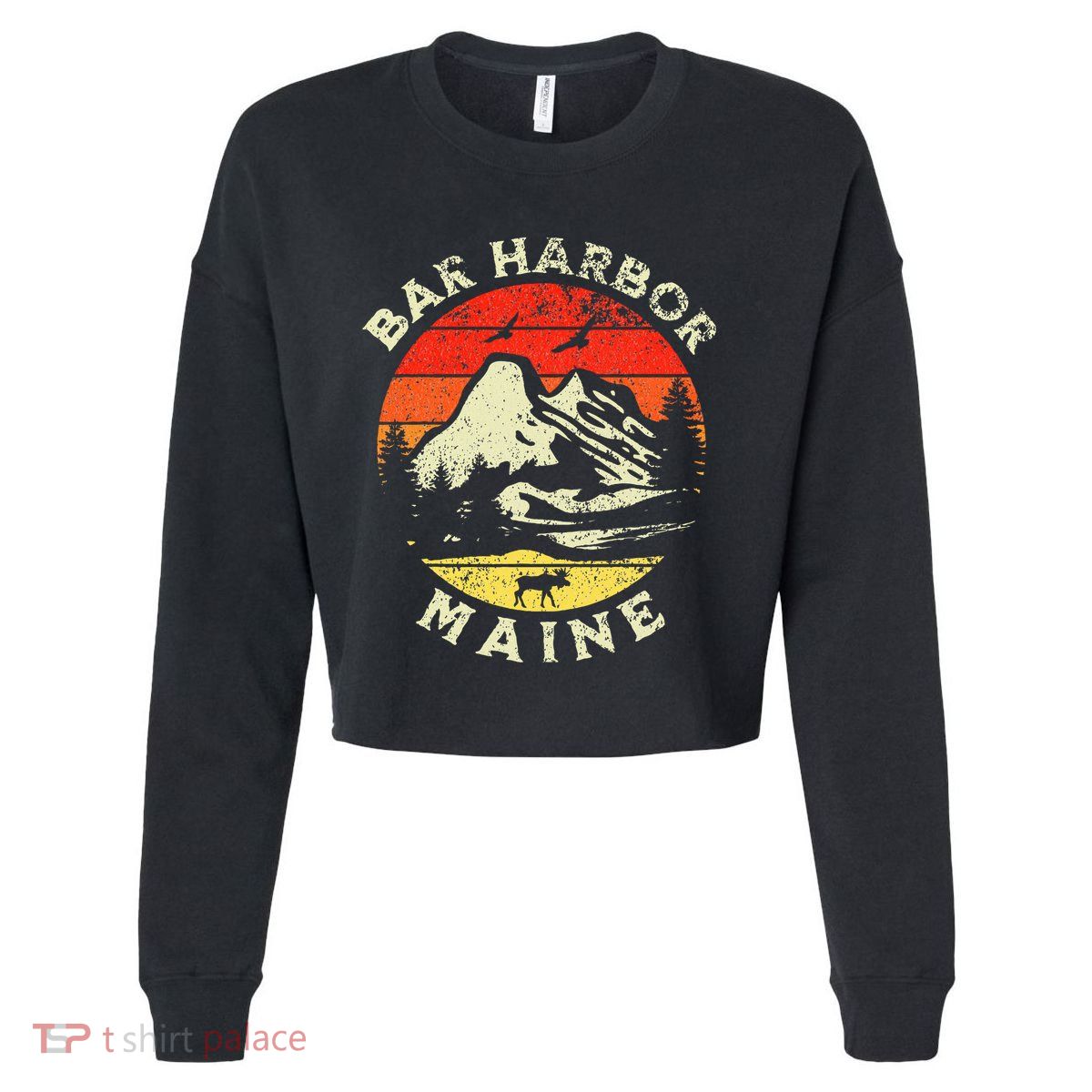 Bar Harbor Cropped Pullover Crew