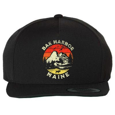 Bar Harbor Wool Snapback Cap