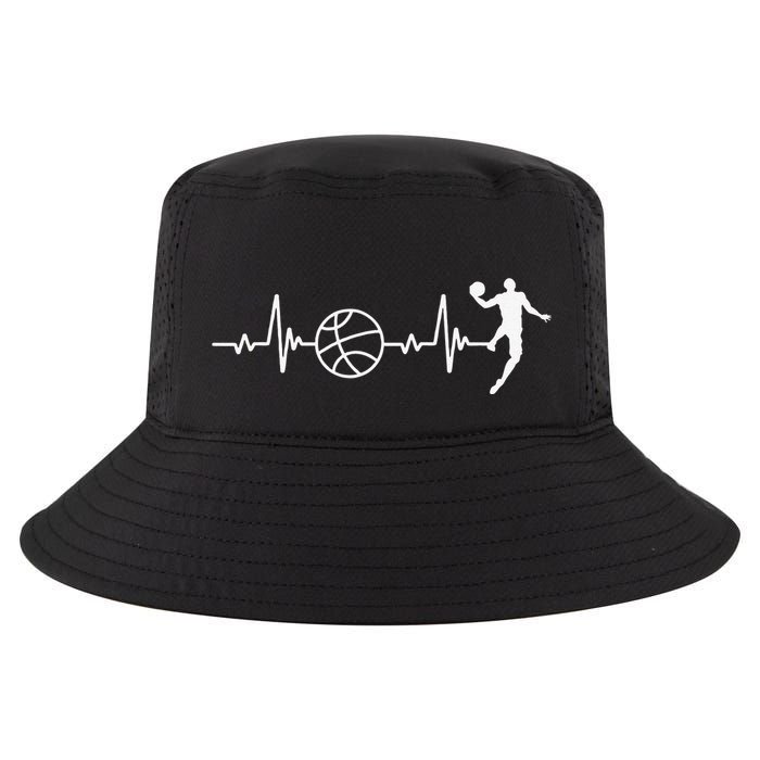 Basketball Heartbeat Basketball lovers player Cool Comfort Performance Bucket Hat