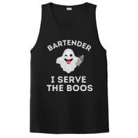 Bartender Halloween Bartender Ghost I Serve The Boos Gift PosiCharge Competitor Tank