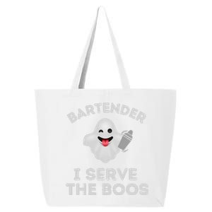 Bartender Halloween Bartender Ghost I Serve The Boos Gift 25L Jumbo Tote