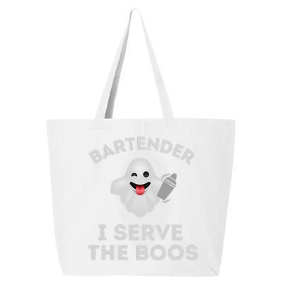 Bartender Halloween Bartender Ghost I Serve The Boos Gift 25L Jumbo Tote