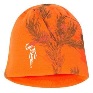 Banksy Headshot Butterfly Kati - Camo Knit Beanie