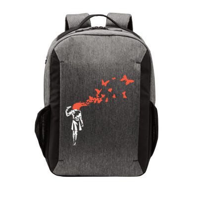 Banksy Headshot Butterfly Vector Backpack