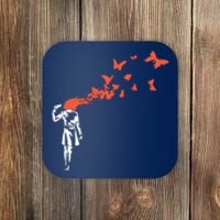 Banksy Headshot Butterfly Coaster