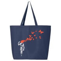 Banksy Headshot Butterfly 25L Jumbo Tote