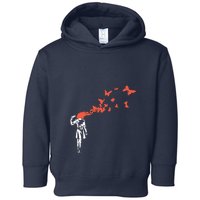 Banksy Headshot Butterfly Toddler Hoodie