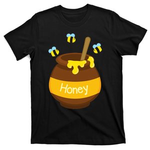 Bee Honey Buzzing Bee Beehive Pot Flying Funny Beekeeping T-Shirt