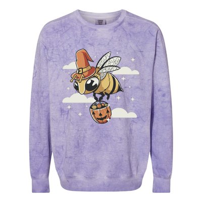 Bumblebee Halloween Colorblast Crewneck Sweatshirt