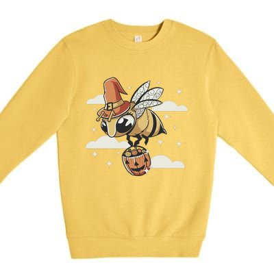 Bumblebee Halloween Premium Crewneck Sweatshirt