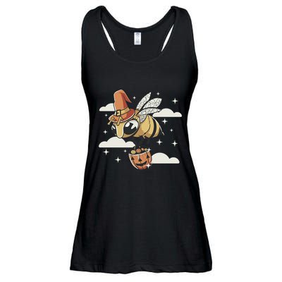 Bumblebee Halloween Ladies Essential Flowy Tank