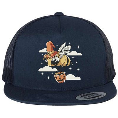 Bumblebee Halloween Flat Bill Trucker Hat