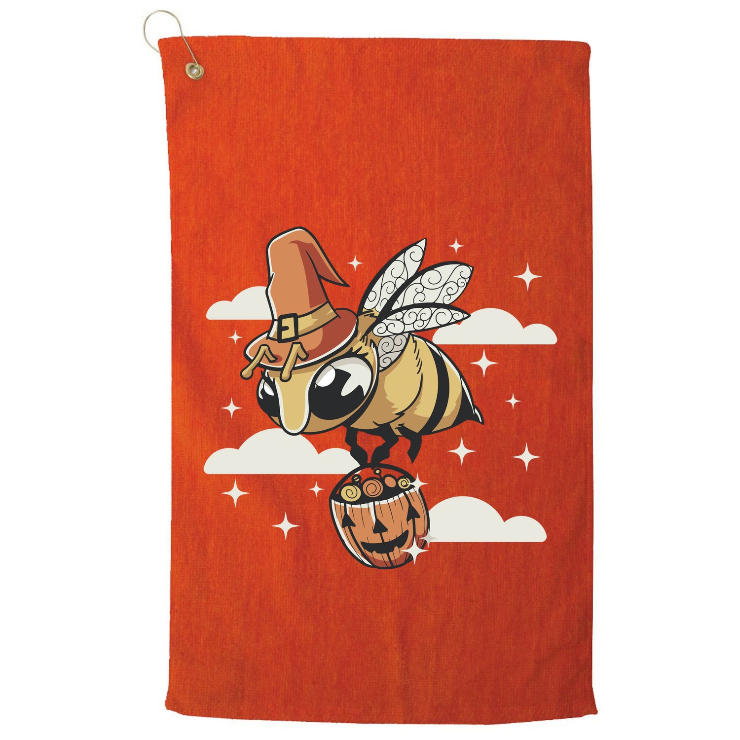 Bumblebee Halloween Golf Towel