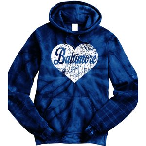 Baltimore Heart Tie Dye Hoodie