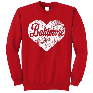 Baltimore Heart Sweatshirt