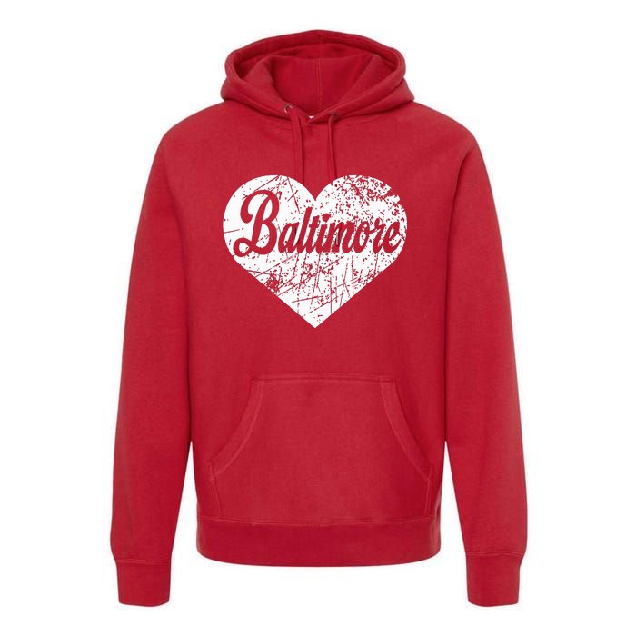 Baltimore Heart Premium Hoodie