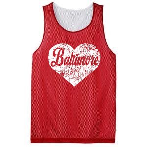 Baltimore Heart Mesh Reversible Basketball Jersey Tank