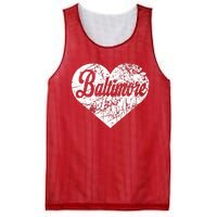 Baltimore Heart Mesh Reversible Basketball Jersey Tank