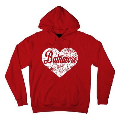 Baltimore Heart Tall Hoodie