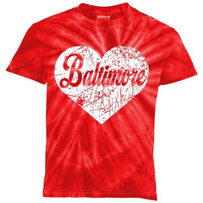 Baltimore Heart Kids Tie-Dye T-Shirt