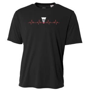 Badminton Heartbeat Cooling Performance Crew T-Shirt