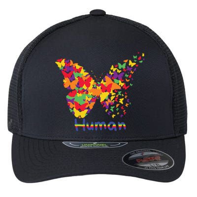 Butrfly Human Flexfit Unipanel Trucker Cap