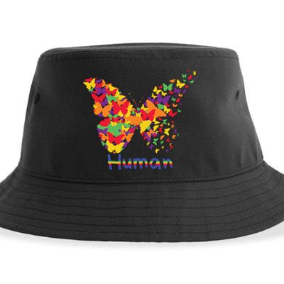 Butrfly Human Sustainable Bucket Hat