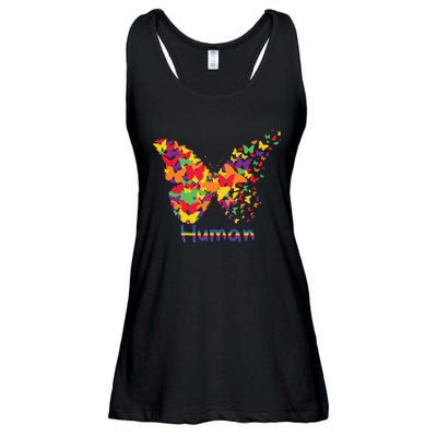 Butrfly Human Ladies Essential Flowy Tank