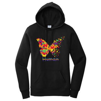 Butrfly Human Women's Pullover Hoodie