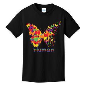 Butrfly Human Kids T-Shirt