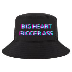 Big Heart Bigger Ass Sarcastic Booty Funny Humor Curvy Cool Comfort Performance Bucket Hat