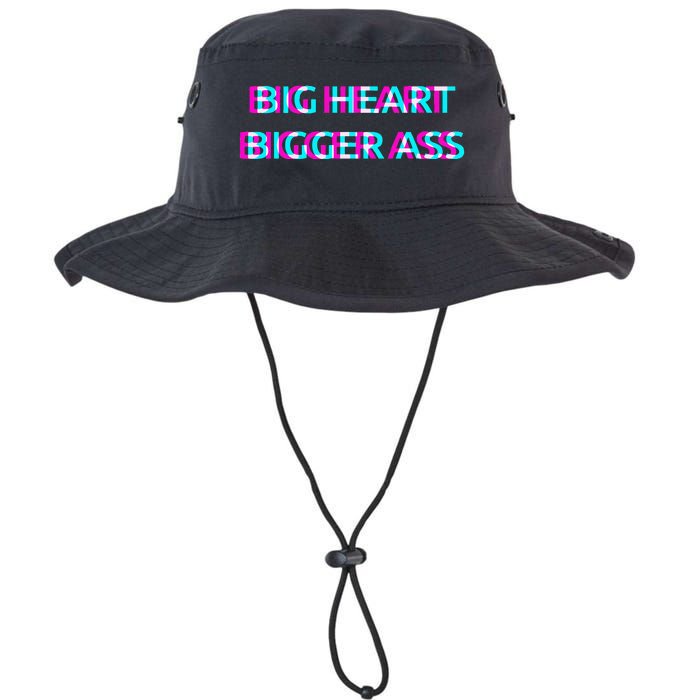 Big Heart Bigger Ass Sarcastic Booty Funny Humor Curvy Legacy Cool Fit Booney Bucket Hat