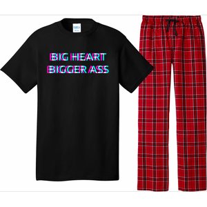 Big Heart Bigger Ass Sarcastic Booty Funny Humor Curvy Pajama Set