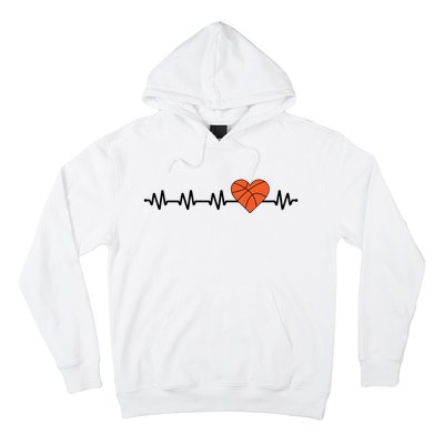 Basketball Heartbeat Basketball Player Hoodie