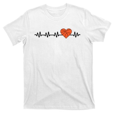 Basketball Heartbeat Basketball Player T-Shirt