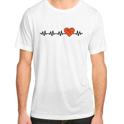 Basketball Heartbeat Basketball Player Adult ChromaSoft Performance T-Shirt