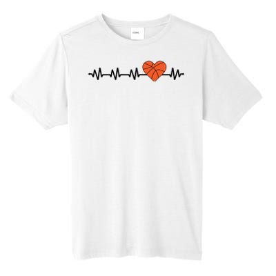 Basketball Heartbeat Basketball Player Tall Fusion ChromaSoft Performance T-Shirt