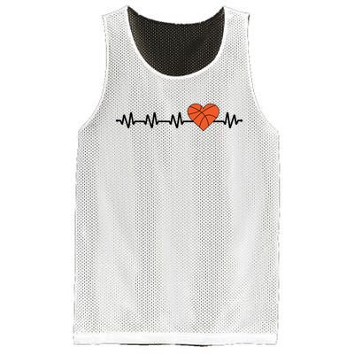 Basketball Heartbeat Basketball Player Mesh Reversible Basketball Jersey Tank