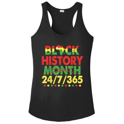 Black History Black History 365 Melanin Pride Ladies PosiCharge Competitor Racerback Tank