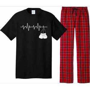 Boxing Heartbeat Boxing Lover Boxer Kickboxing Fan Pajama Set