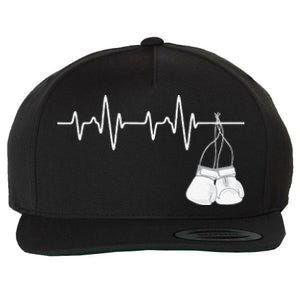 Boxing Heartbeat Boxing Lover Boxer Kickboxing Fan Wool Snapback Cap